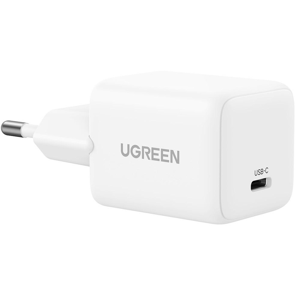Зарядний пристрій UGREEN X512 GaN 20W 1xUSB-C, PD3.0, QC4.0 Wall Charger White (55554)