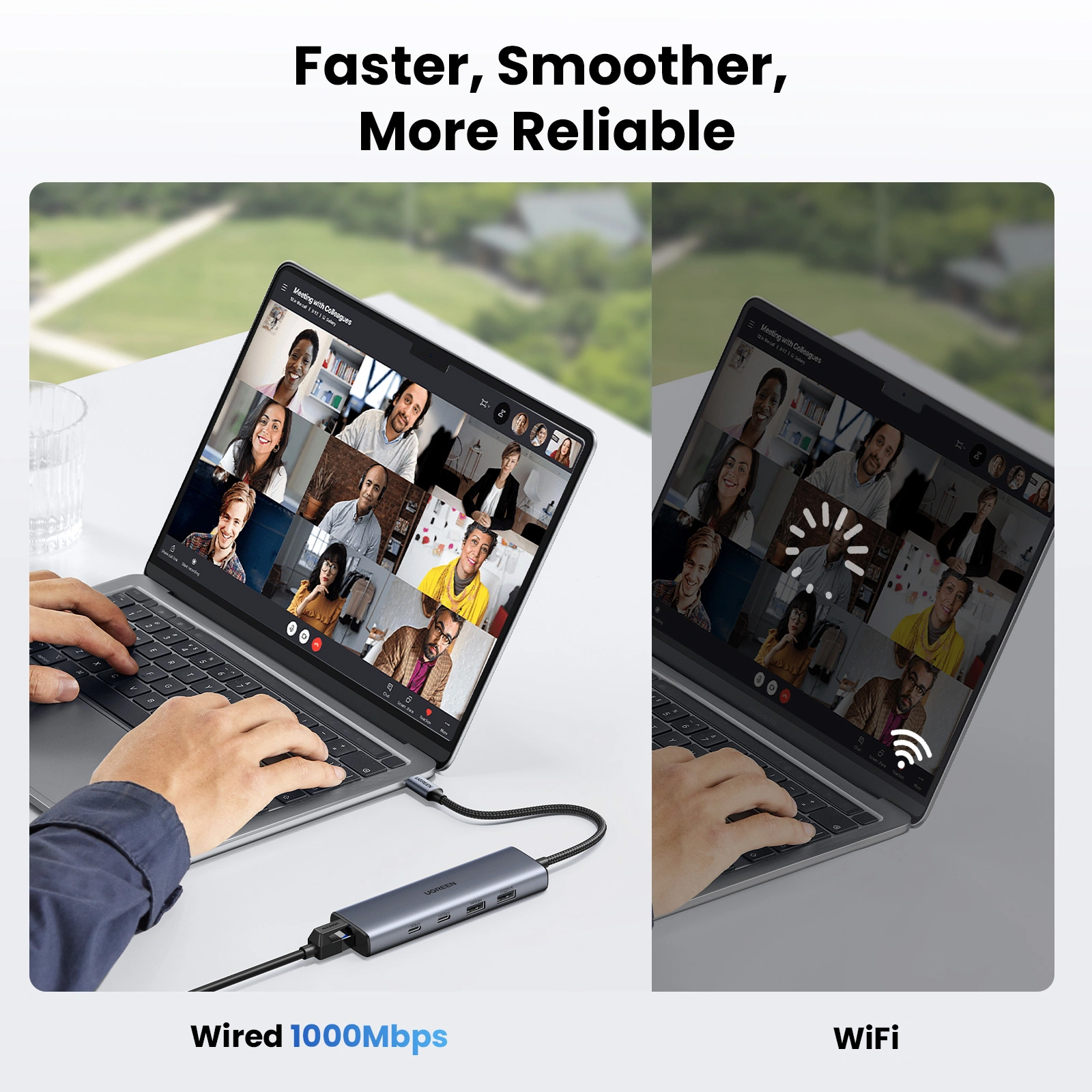 Порт-репликатор UGREEN CM512 6-in-1 USB-C Multifunction Adapter (45320)
