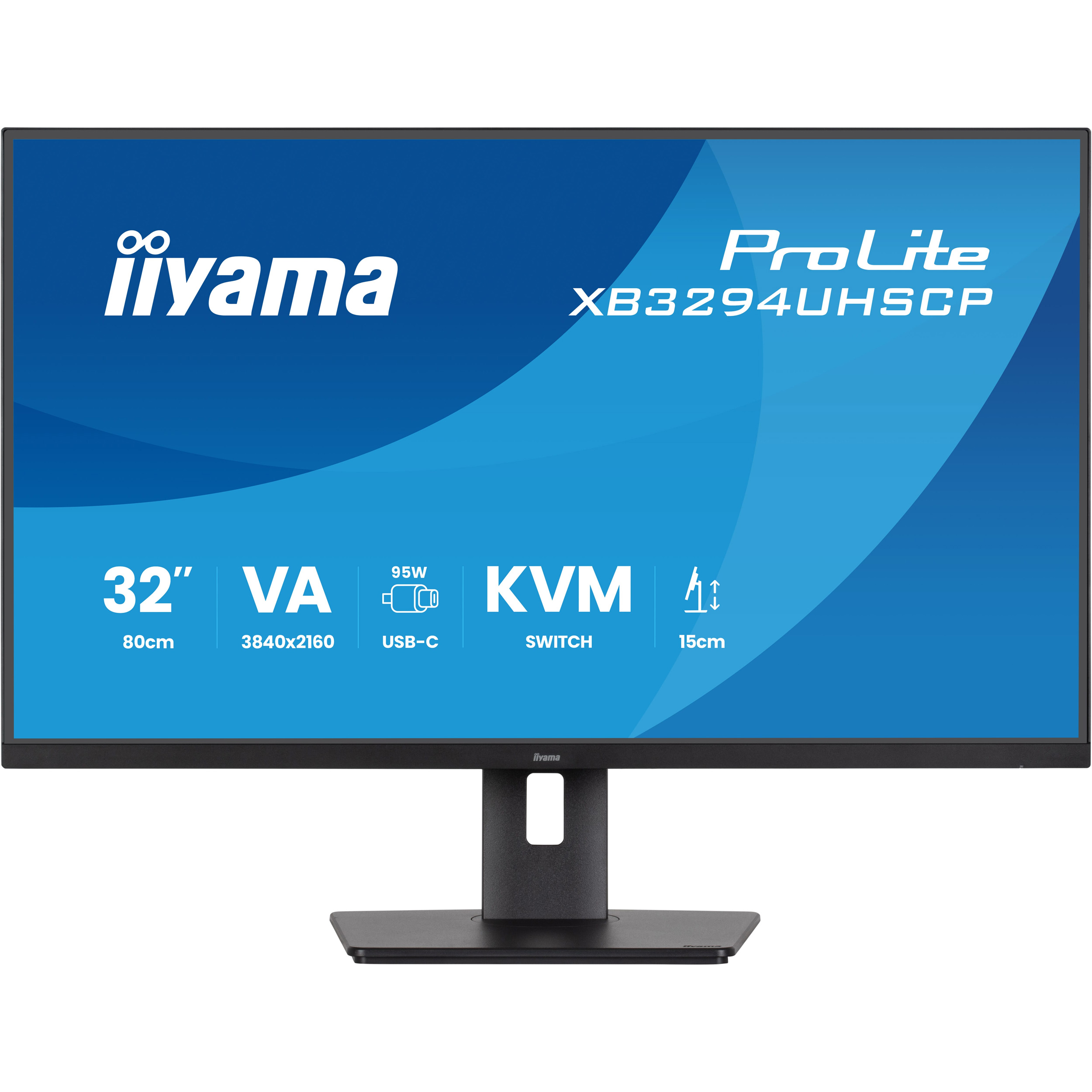 Монитор 31.5" IIYAMA ProLite XB3294UHSCP-B1