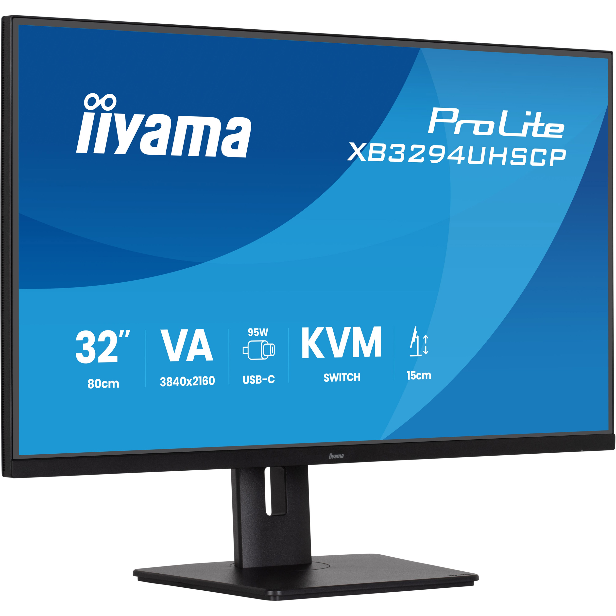 Монитор 31.5" IIYAMA ProLite XB3294UHSCP-B1