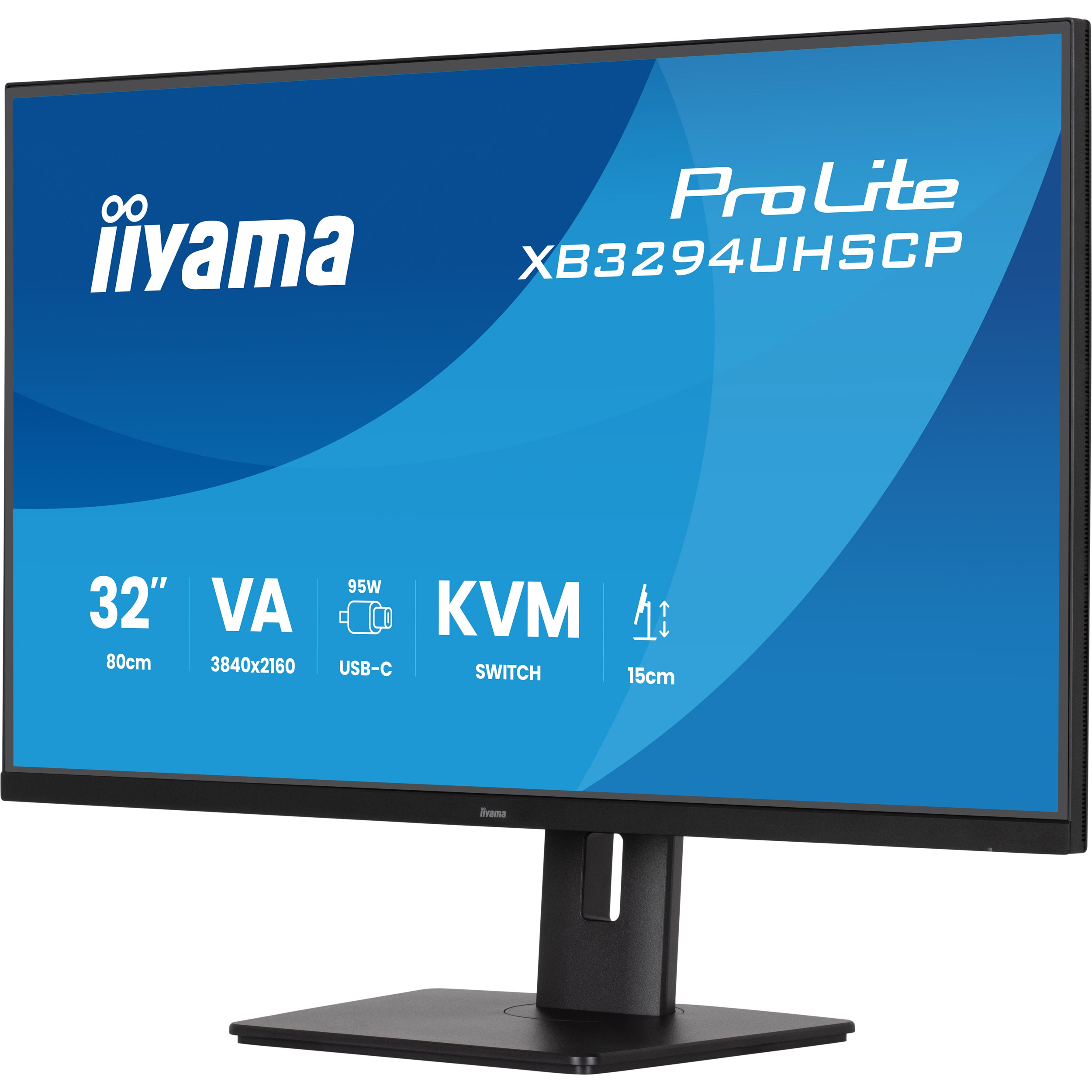 Монитор 31.5" IIYAMA ProLite XB3294UHSCP-B1