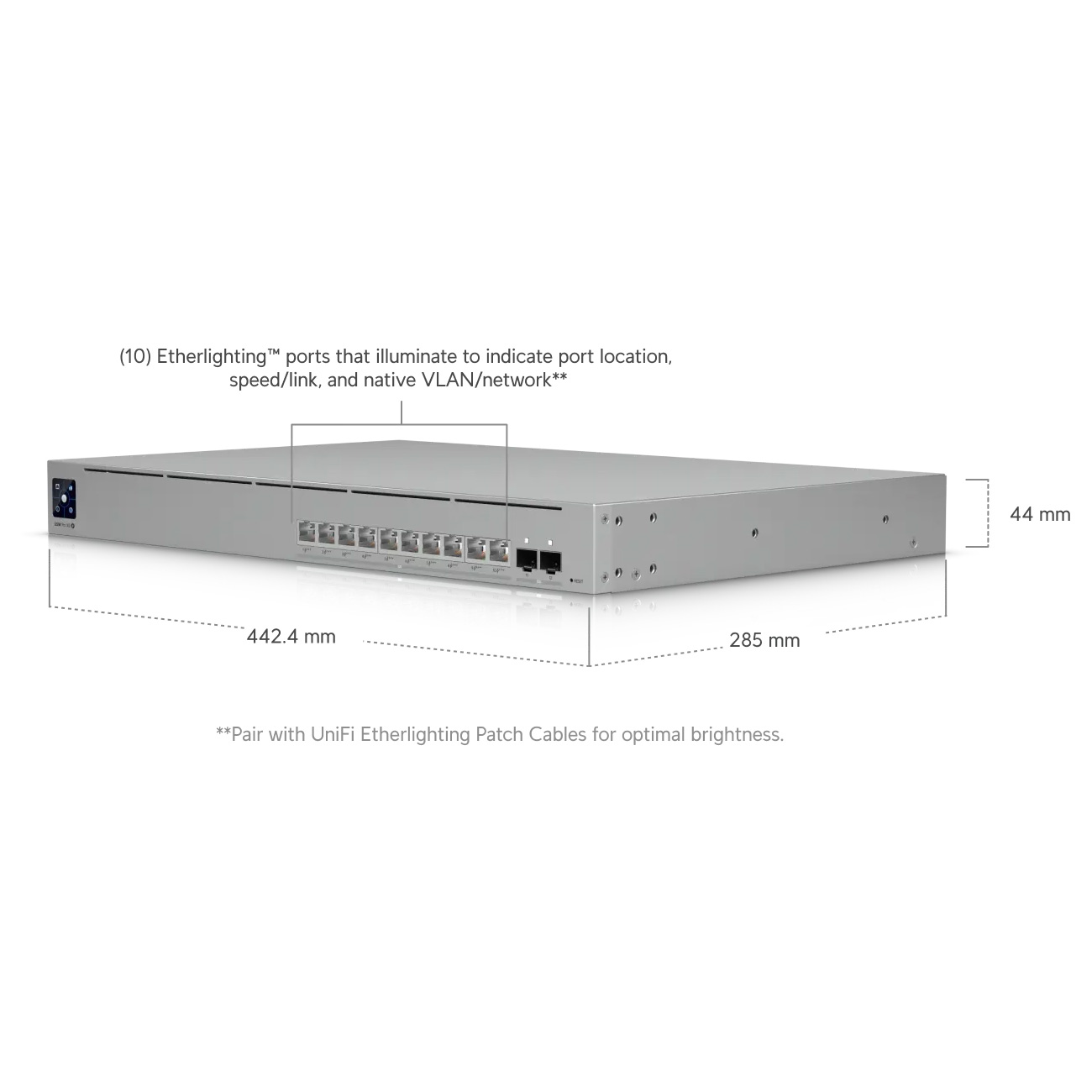 Коммутатор UBIQUITI Pro XG 10 PoE (USW-PRO-XG-10-POE)
