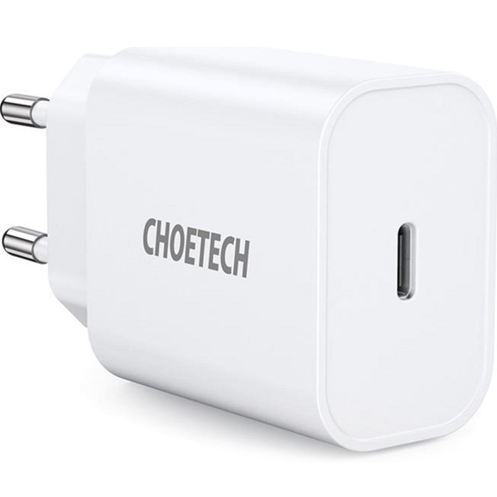 Зарядное устройство CHOETECH Q5004-V5 USB-C PD20W White
