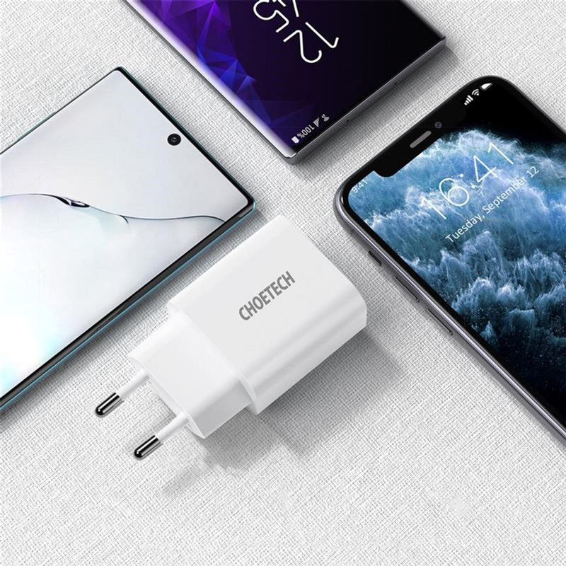 Зарядное устройство CHOETECH Q5004-V5 USB-C PD20W White