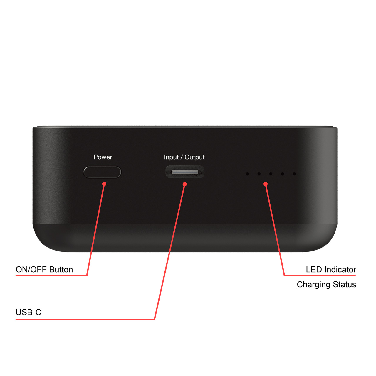 Повербанк MagSafe VERBATIM Charge 'n' Go Essentials 35W 20000mAh Black (32223)