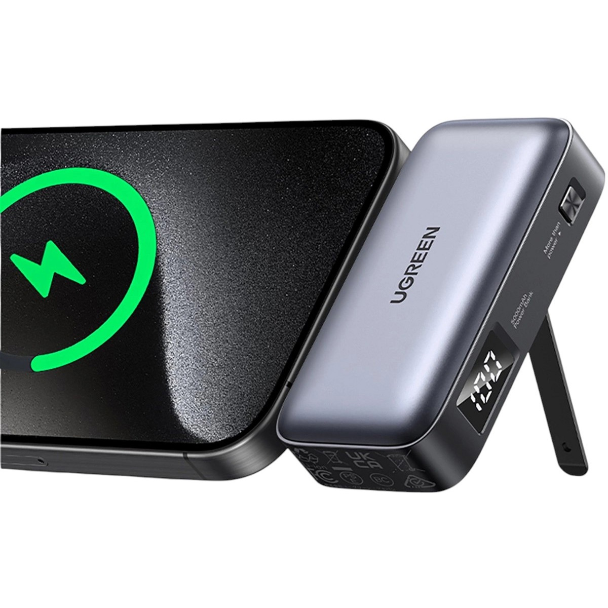 Повербанк UGREEN PB503 Mini 22.5W 5000mAh Gray (35338)