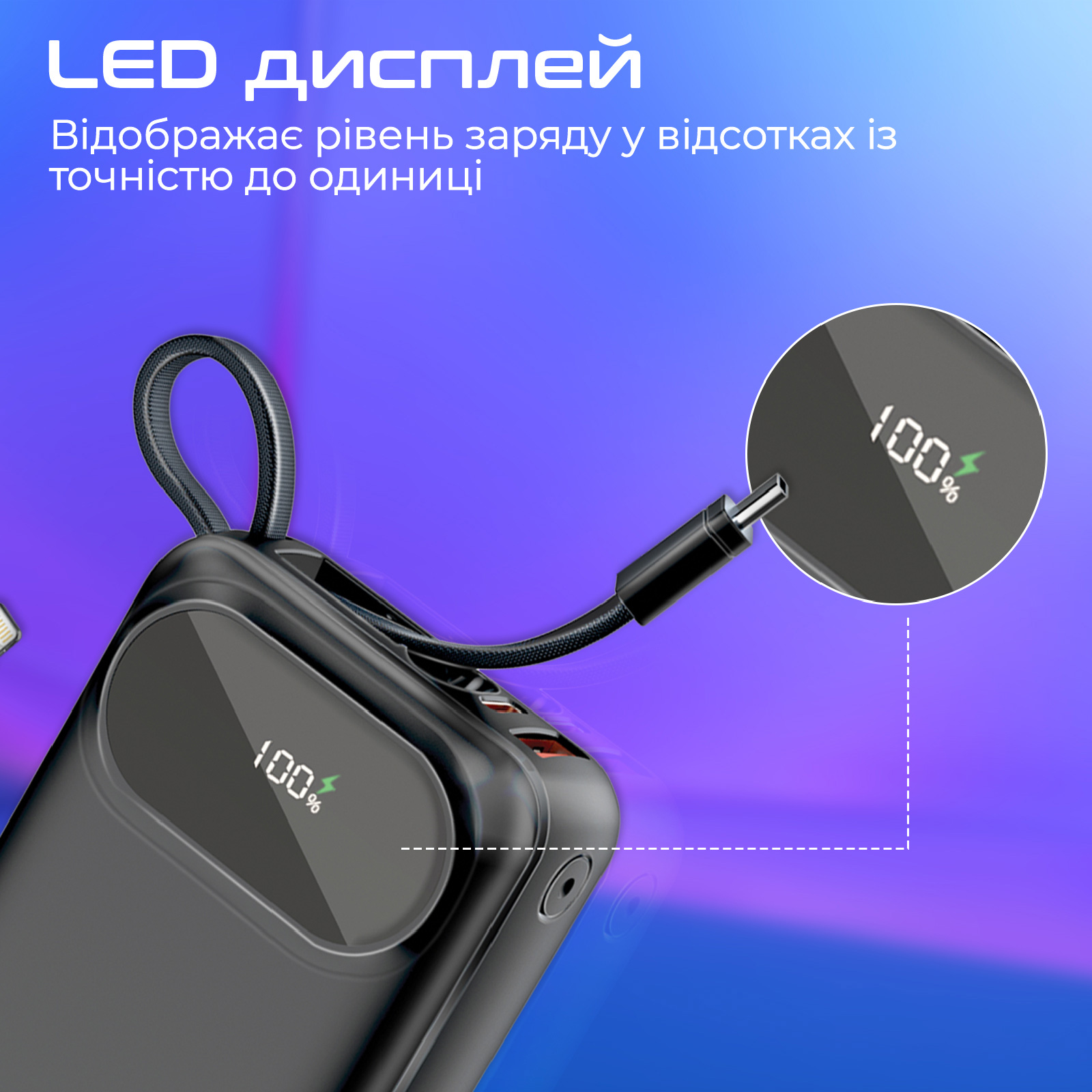Повербанк PROMATE PowerPod-20 35W 20000mAh Black