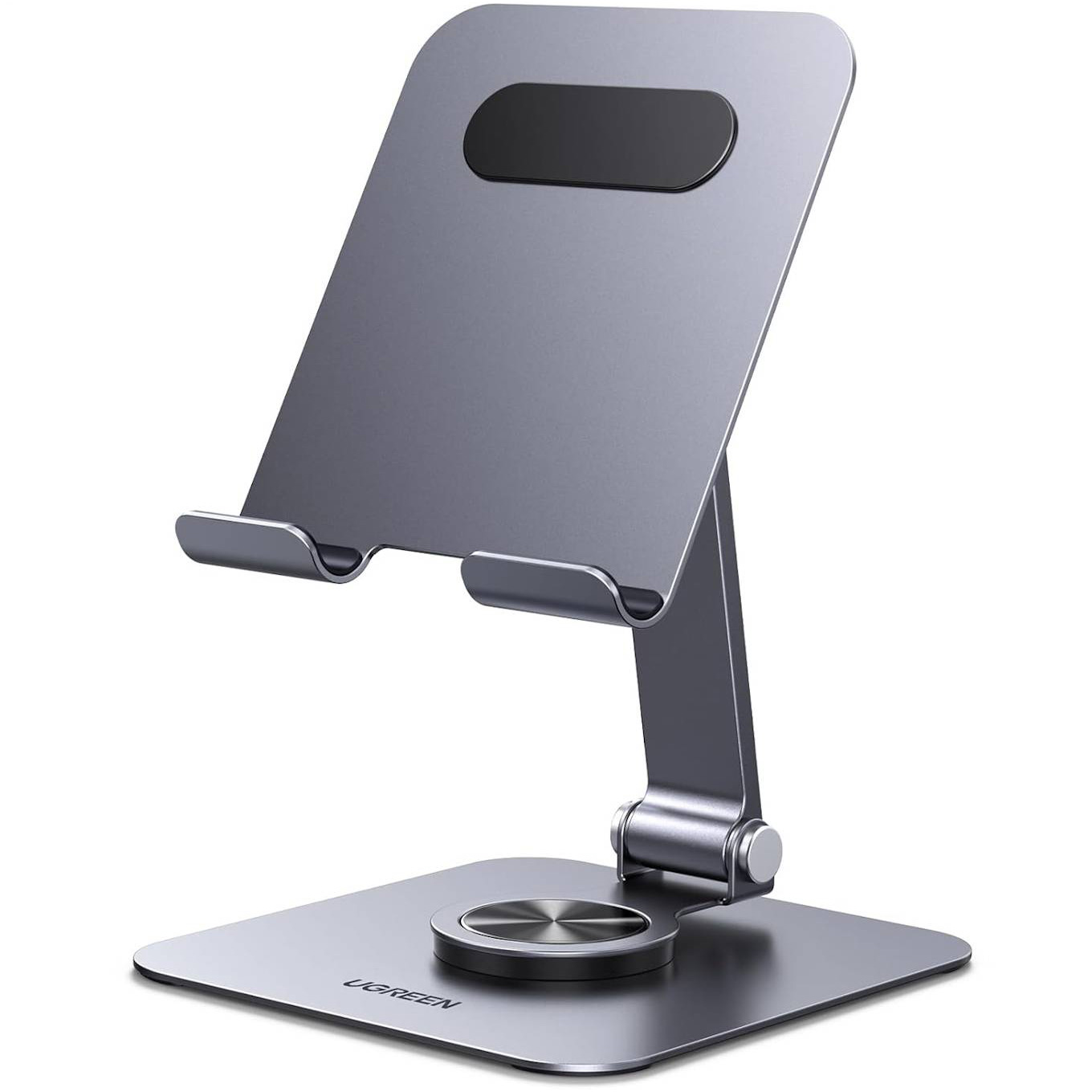 Підставка для смартфона/планшета UGREEN LP891 Aluminum 360 Rotating Tablet Stand Gray (45860)