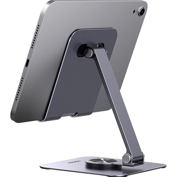 Підставка для смартфона/планшета UGREEN LP891 Aluminum 360 Rotating Tablet Stand Gray (45860)