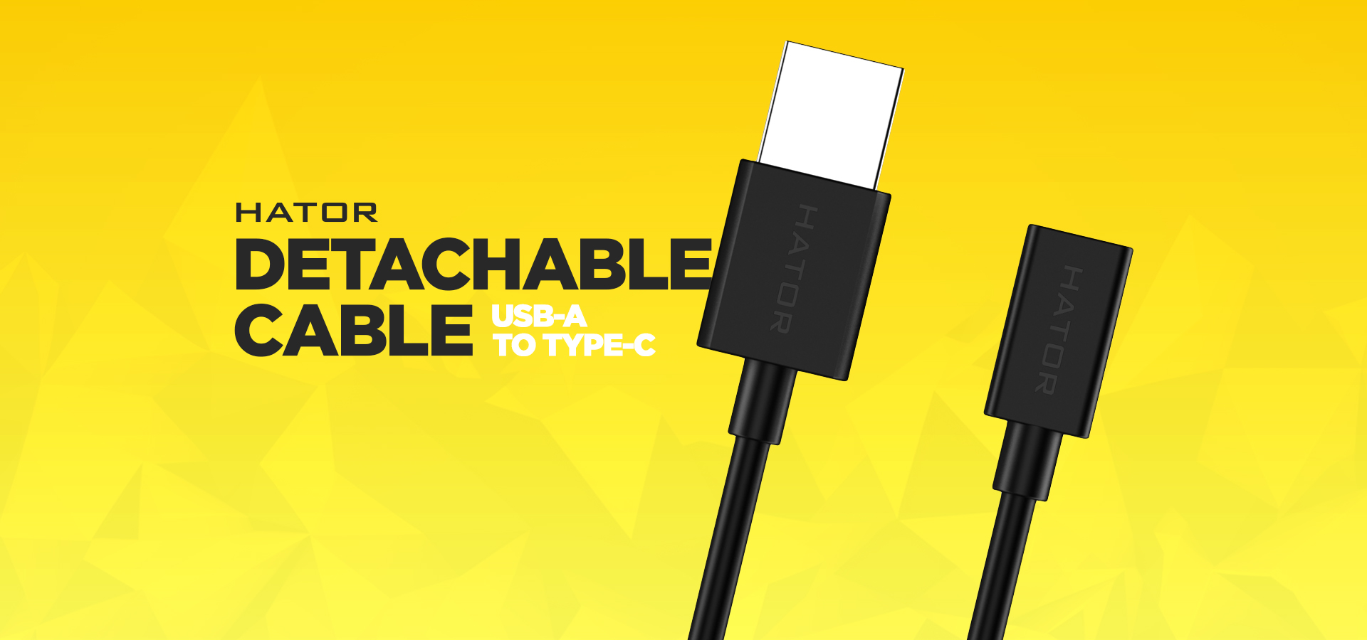 Кабель HATOR USB Type-A to USB Type-C 1м