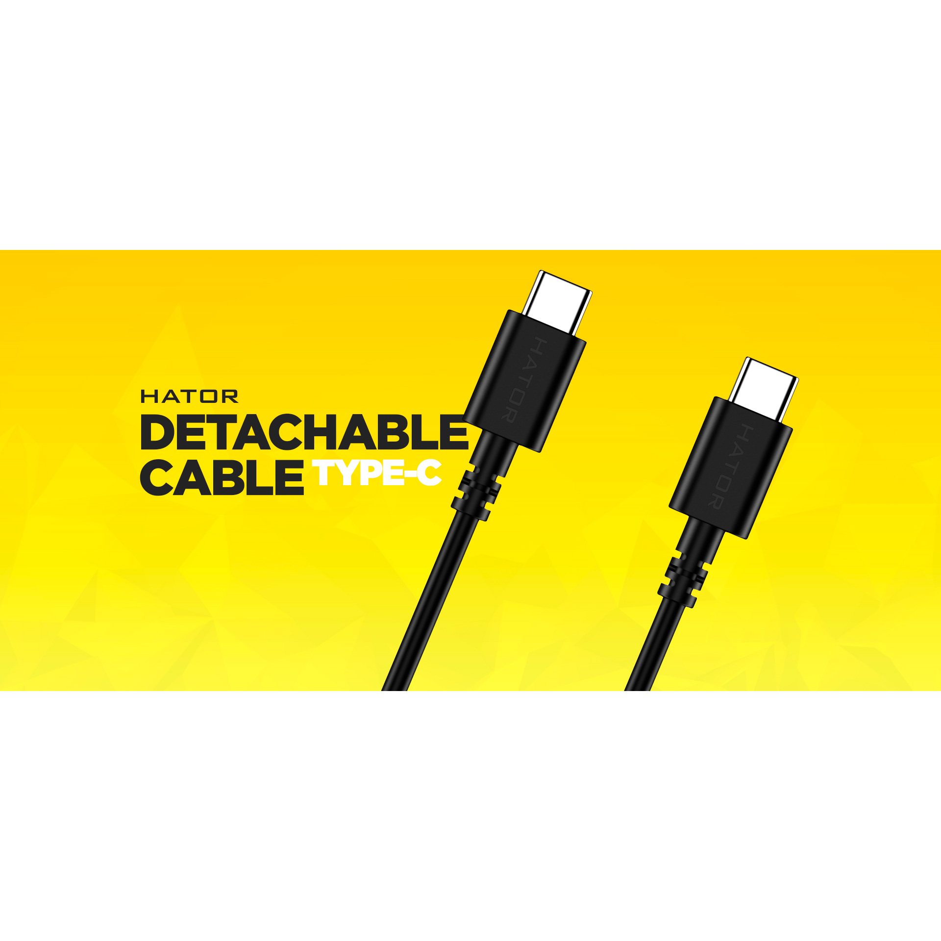 Кабель HATOR USB Type-C to USB Type-C 1.3м
