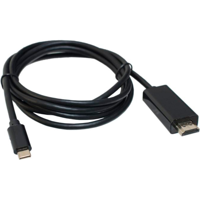 Кабель PATRON USB-C to HDMI USB-C to HDMI 1.8м Black