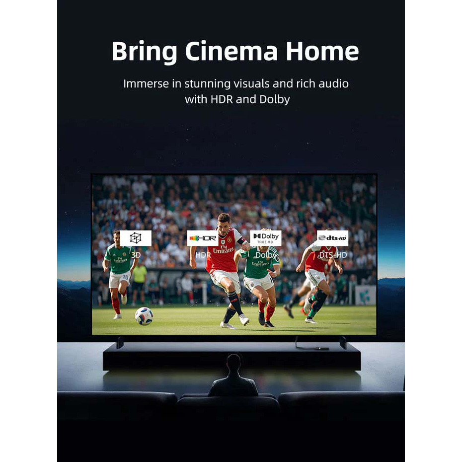 Кабель-удлинитель CABLETIME HDMI-HDMI HDMI v2.0 0.5м Black (CH25E)