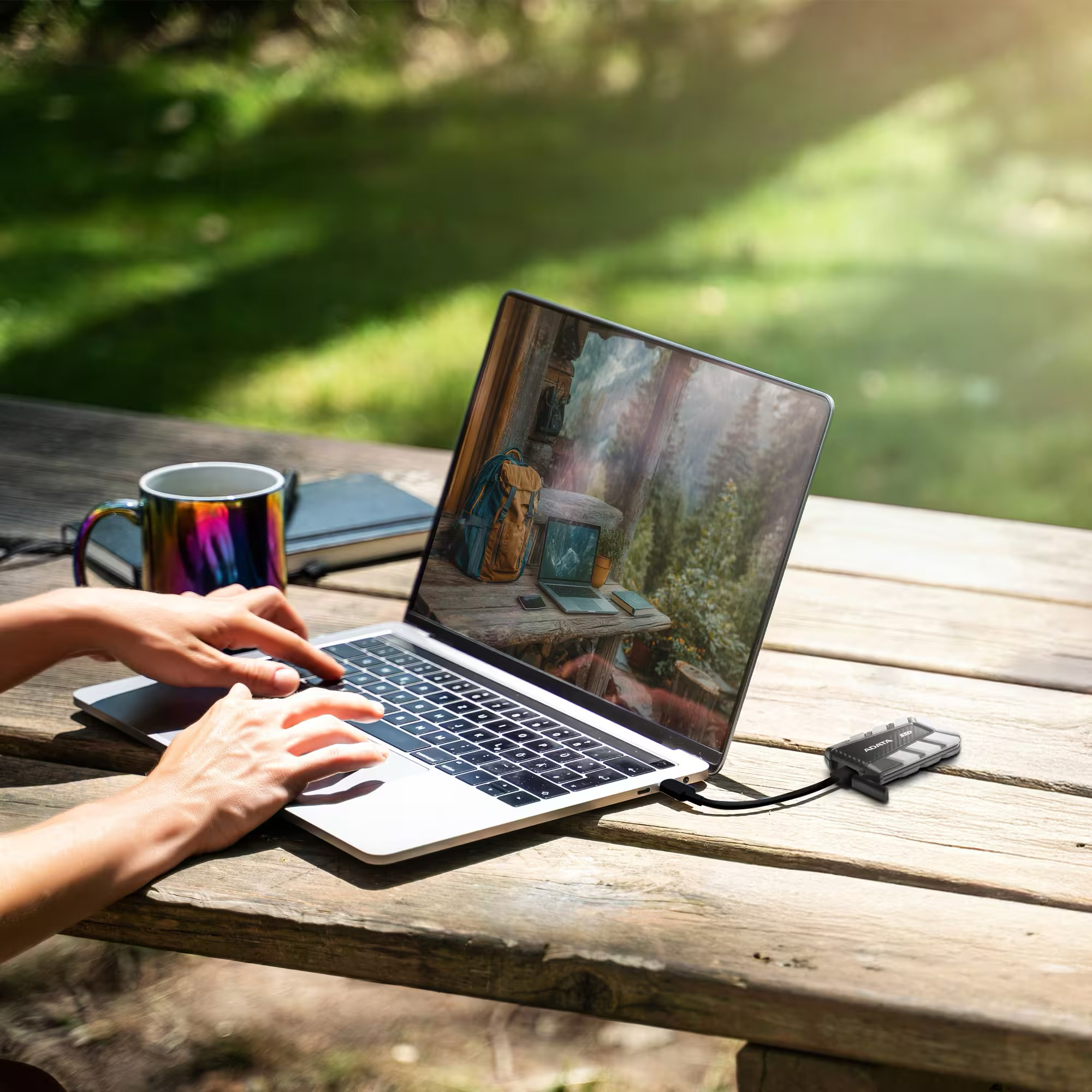 Портативний SSD диск ADATA SD820 2TB USB3.2 Gen2x2 Gray (SD820-2000G-CGY)