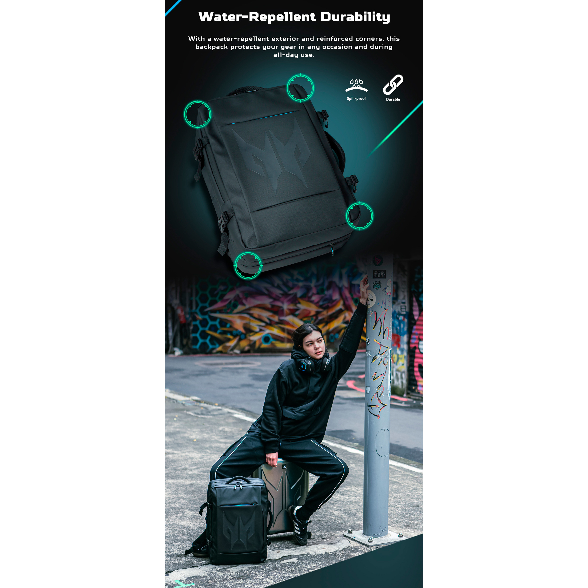 Рюкзак ACER Predator Robust (GP.BAG11.082)