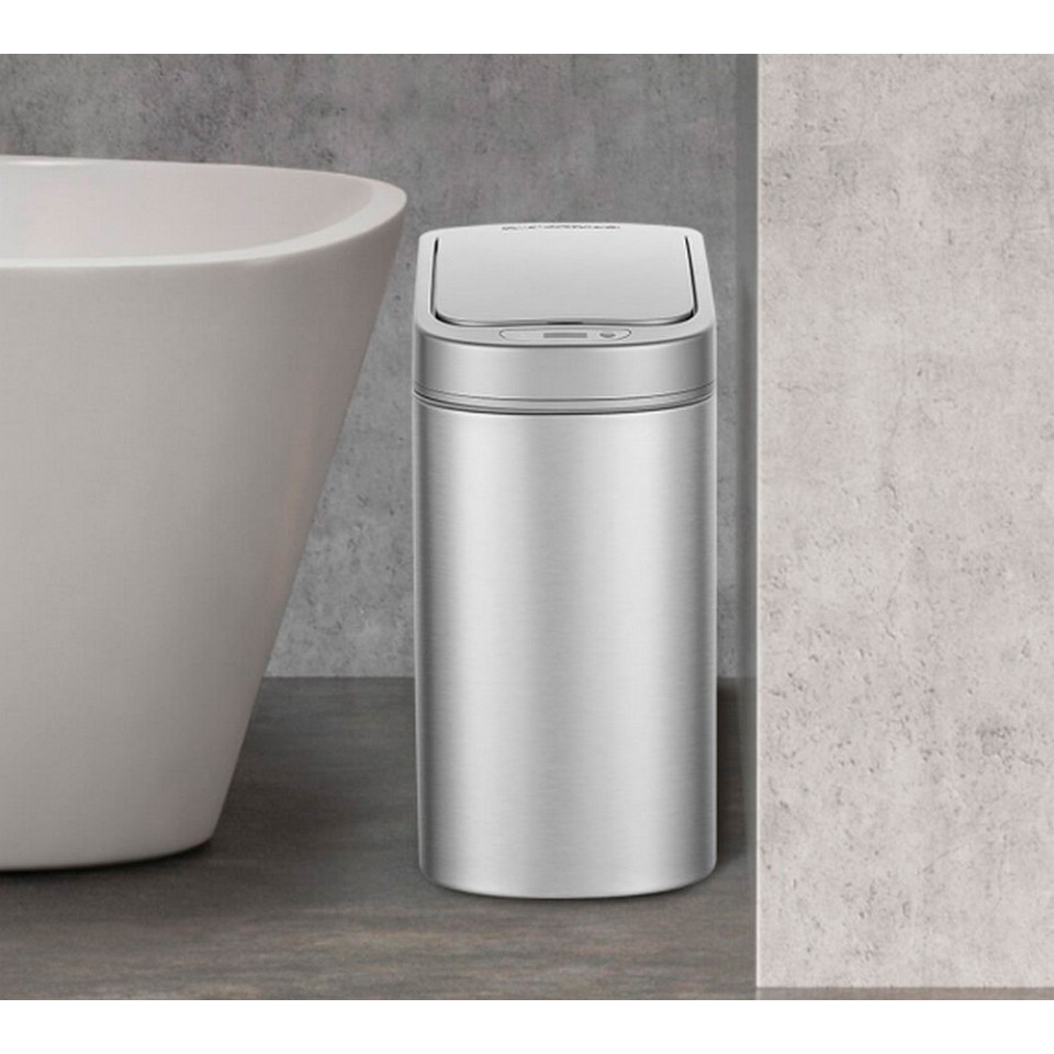 Умная корзина для мусора XIAOMI NINESTARS Waterproof Sensor Trash Can 7L Space Silver (DZT-7-2)