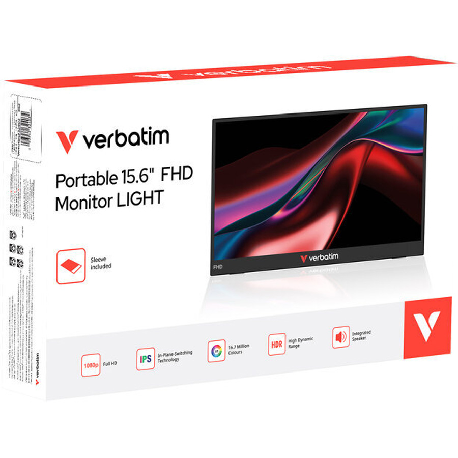 Портативний монітор 15.6" VERBATIM Portable Monitor Light Series