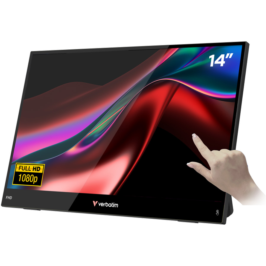 Портативний монітор 14" VERBATIM Portable Touchscreen Monitor Light Series 14"