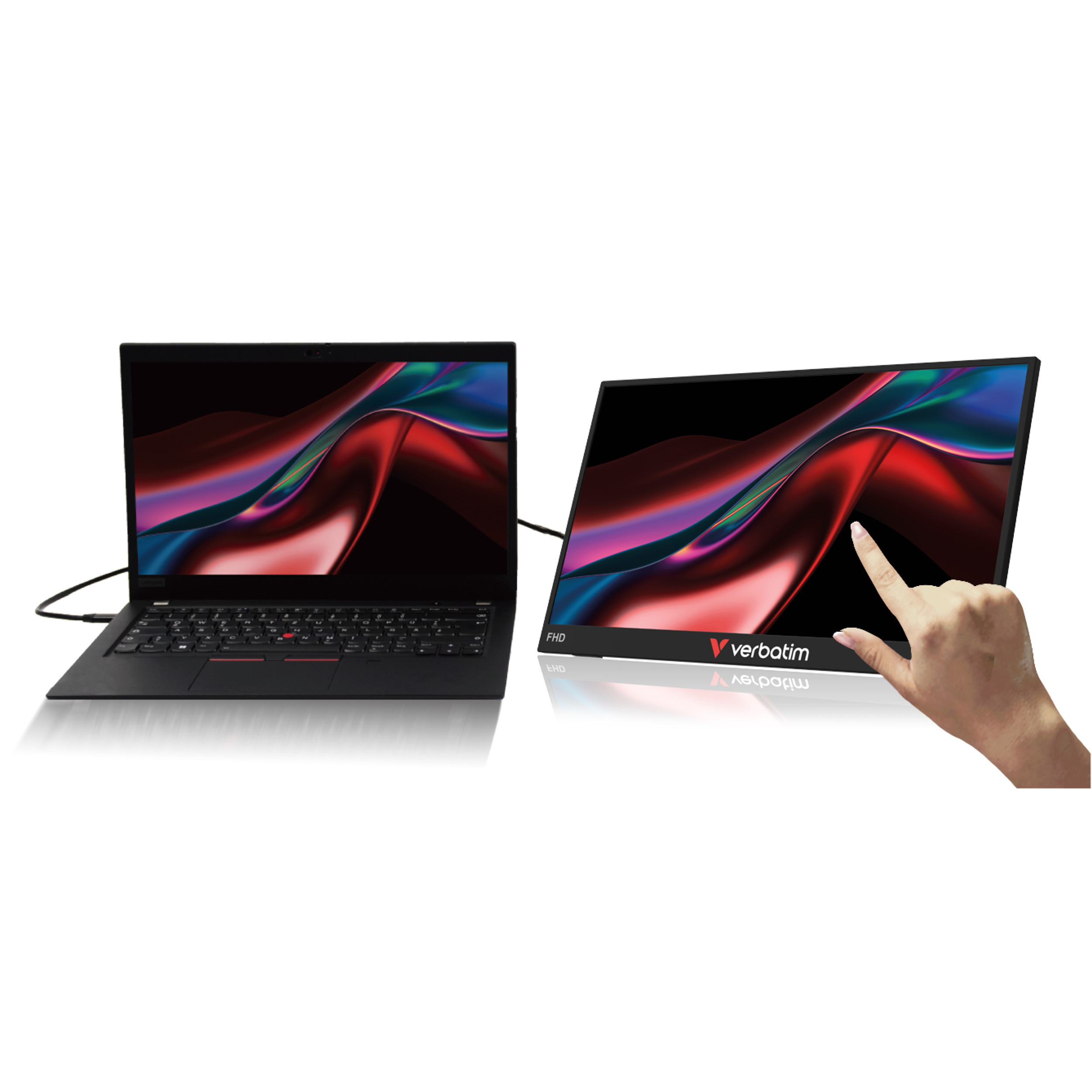 Портативний монітор 14" VERBATIM Portable Touchscreen Monitor Light Series 14"