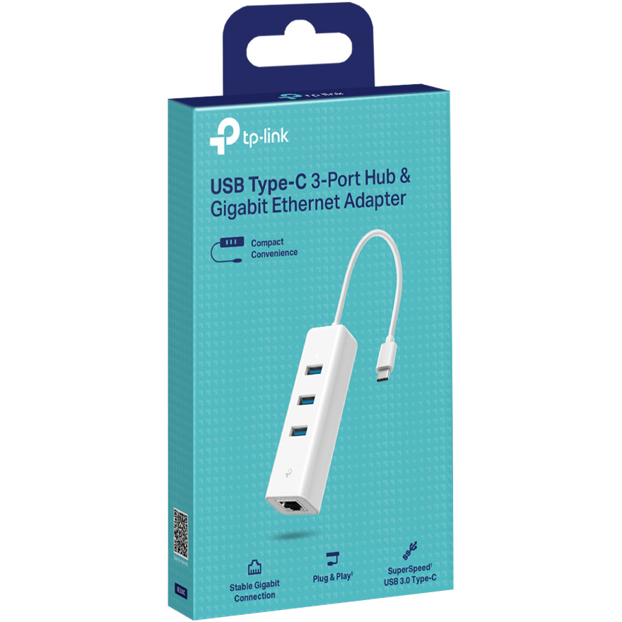 Сетевой адаптер с USB-хабом TP-LINK UE330C