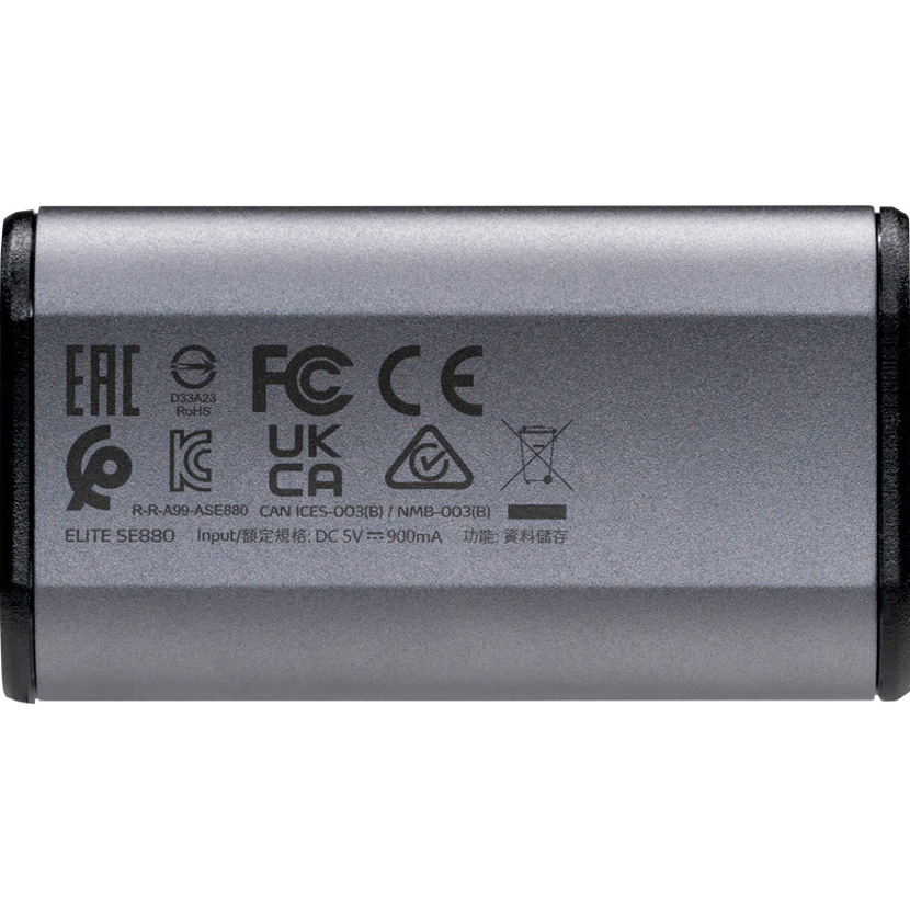 Портативний SSD диск ADATA Elite SE880 4TB USB3.2 Gen2x2 Titanium Gray (AELI-SE880-4TCGY)