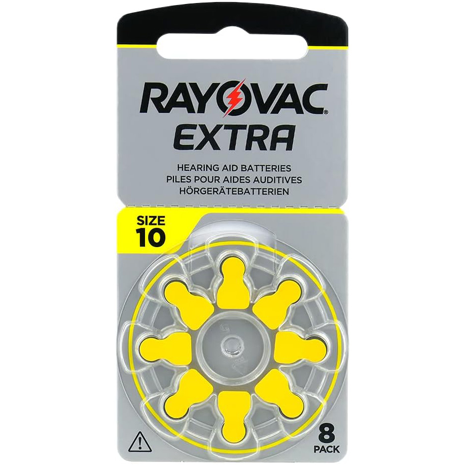 Батарейка для слухових апаратів RAYOVAC Extra 10 8шт/уп (10AUX-8XEMF)