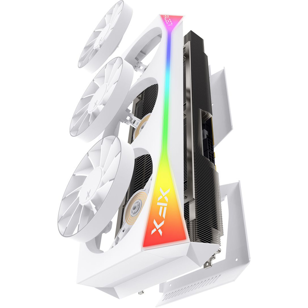 Відеокарта XFX Mercury Radeon RX 9070 XT OC White Magnetic Air Edition (RX-97TMARGW9)