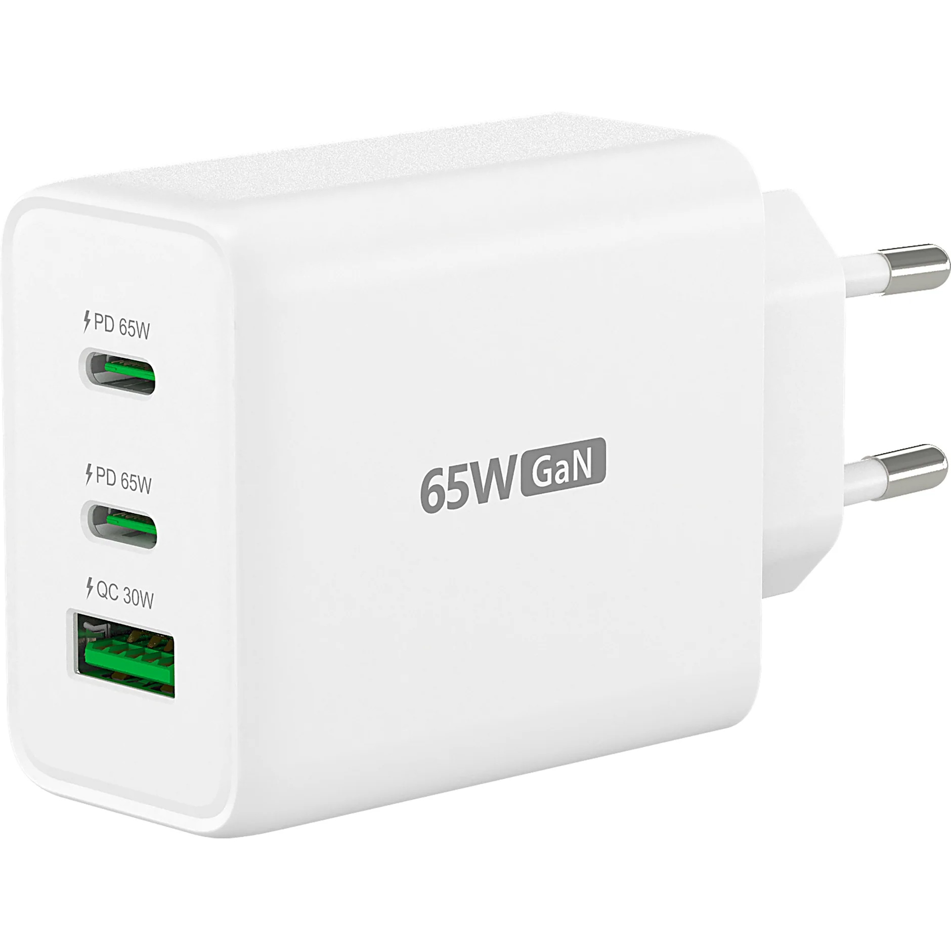 Зарядний пристрій J5CREATE 65W GaN USB-C 3-Port Charger White