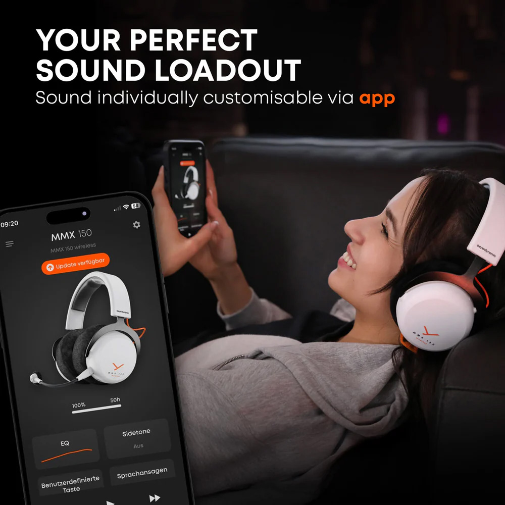 Наушники геймерские BEYERDYNAMIC MMX 150 Wireless Arctic White (1001615)