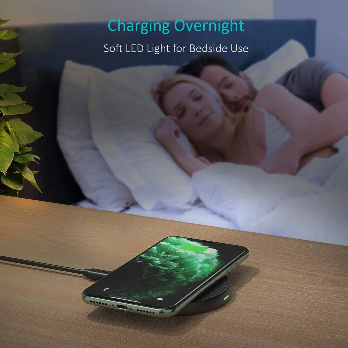 Бездротовий зарядний пристрій CHOETECH T527-F 15W Black