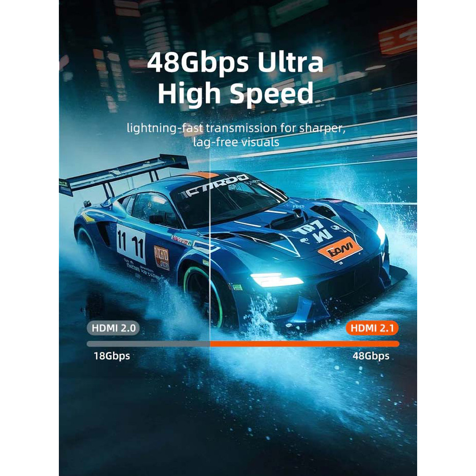 Адаптер CABLETIME 8K 60Hz Mini-HDMI - HDMI Black/Gray (CP45G)