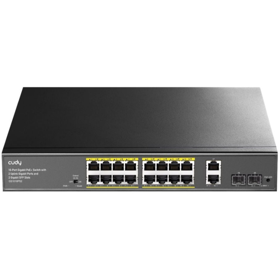 Коммутатор CUDY GS1018PS2