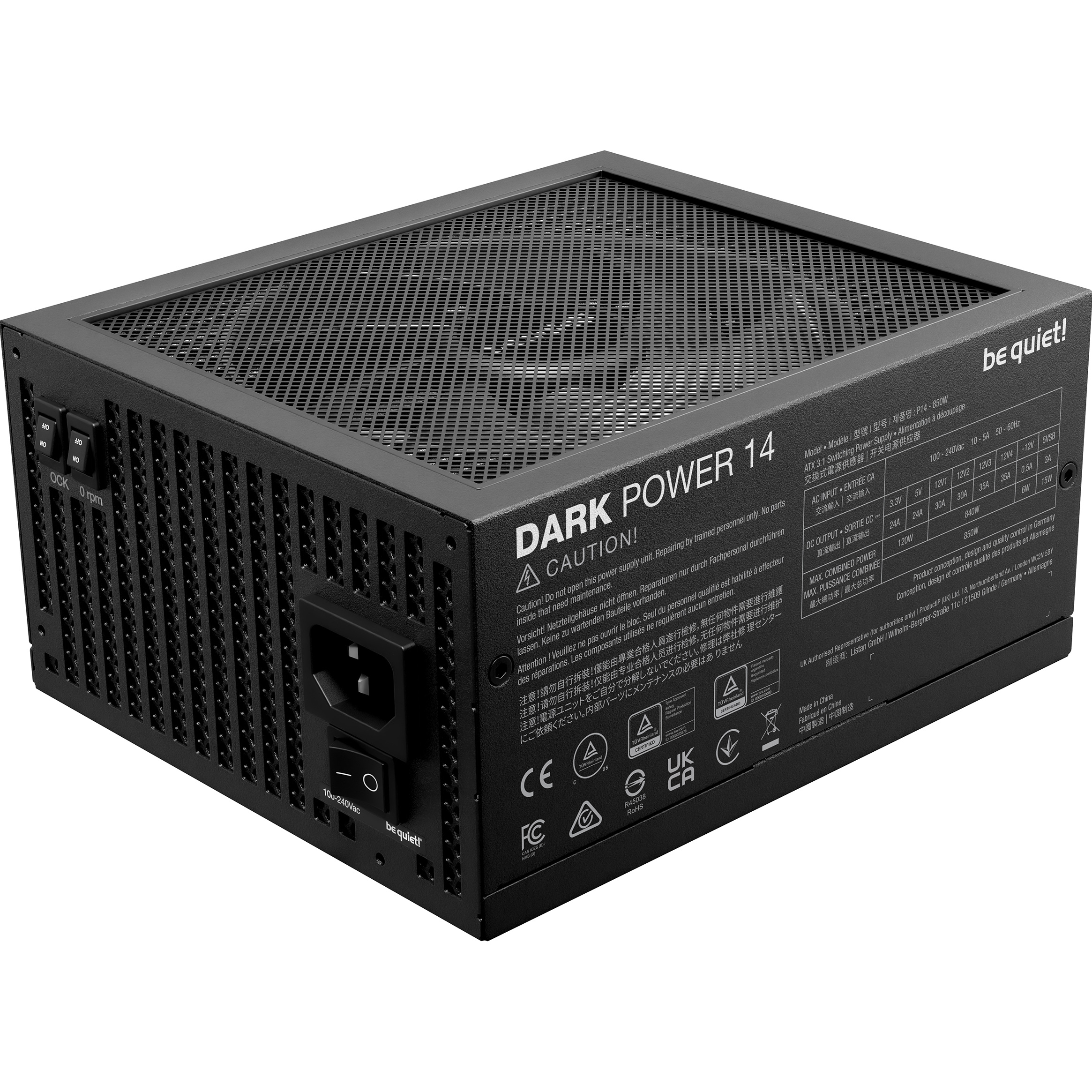 Блок живлення 850W BE QUIET! Dark Power 14 (BP019EU)
