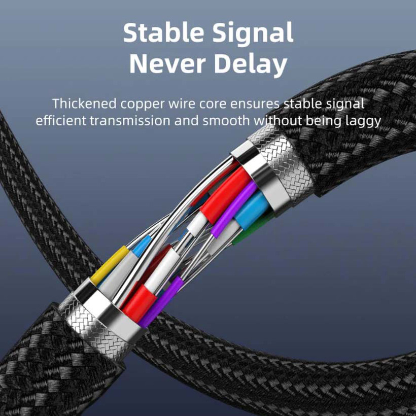 Кабель CABLETIME 4K 30Hz USB-C to HDMI v1.4 3м Black/Gray (CC12N)