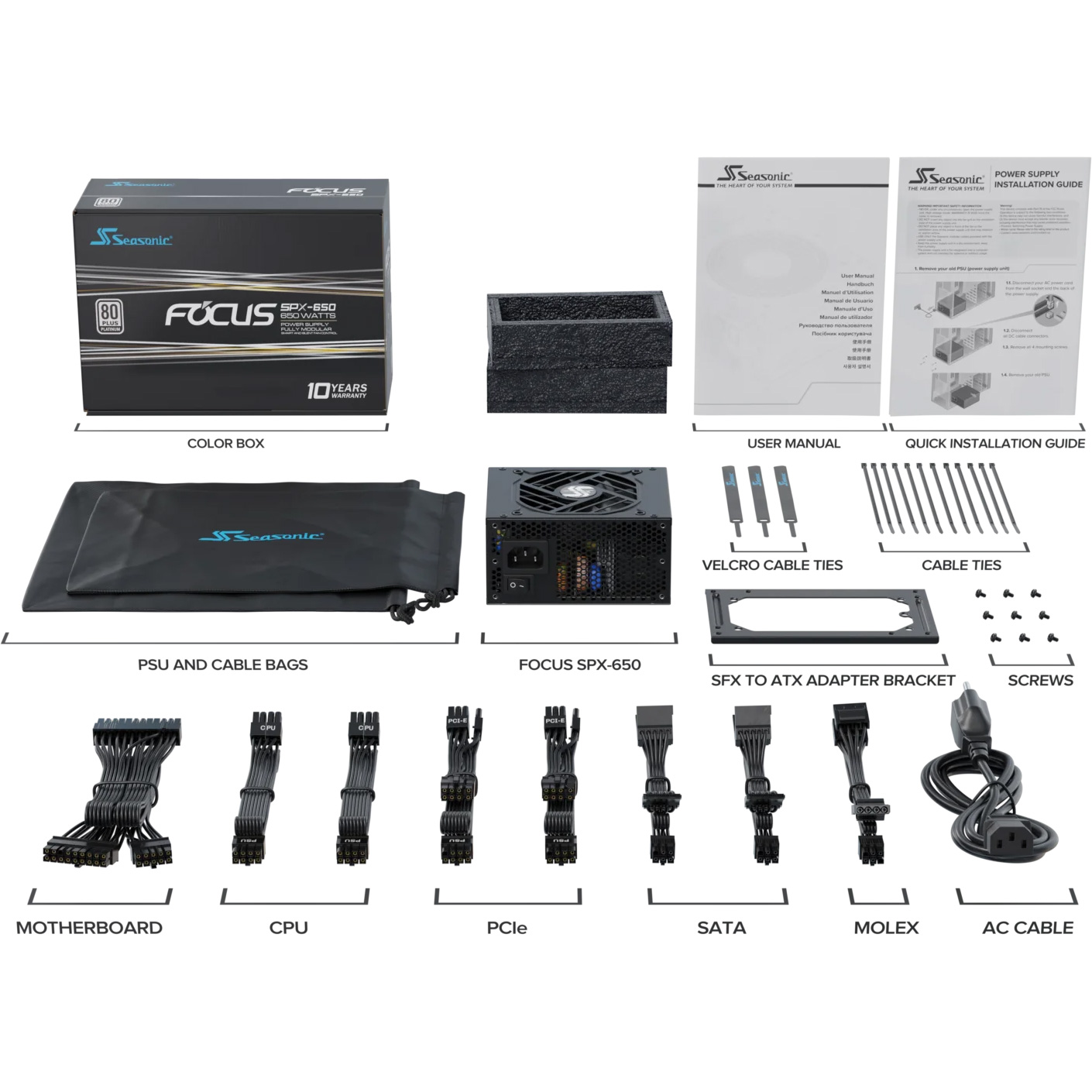 Блок живлення SFX 650W SEASONIC Focus SPX 650