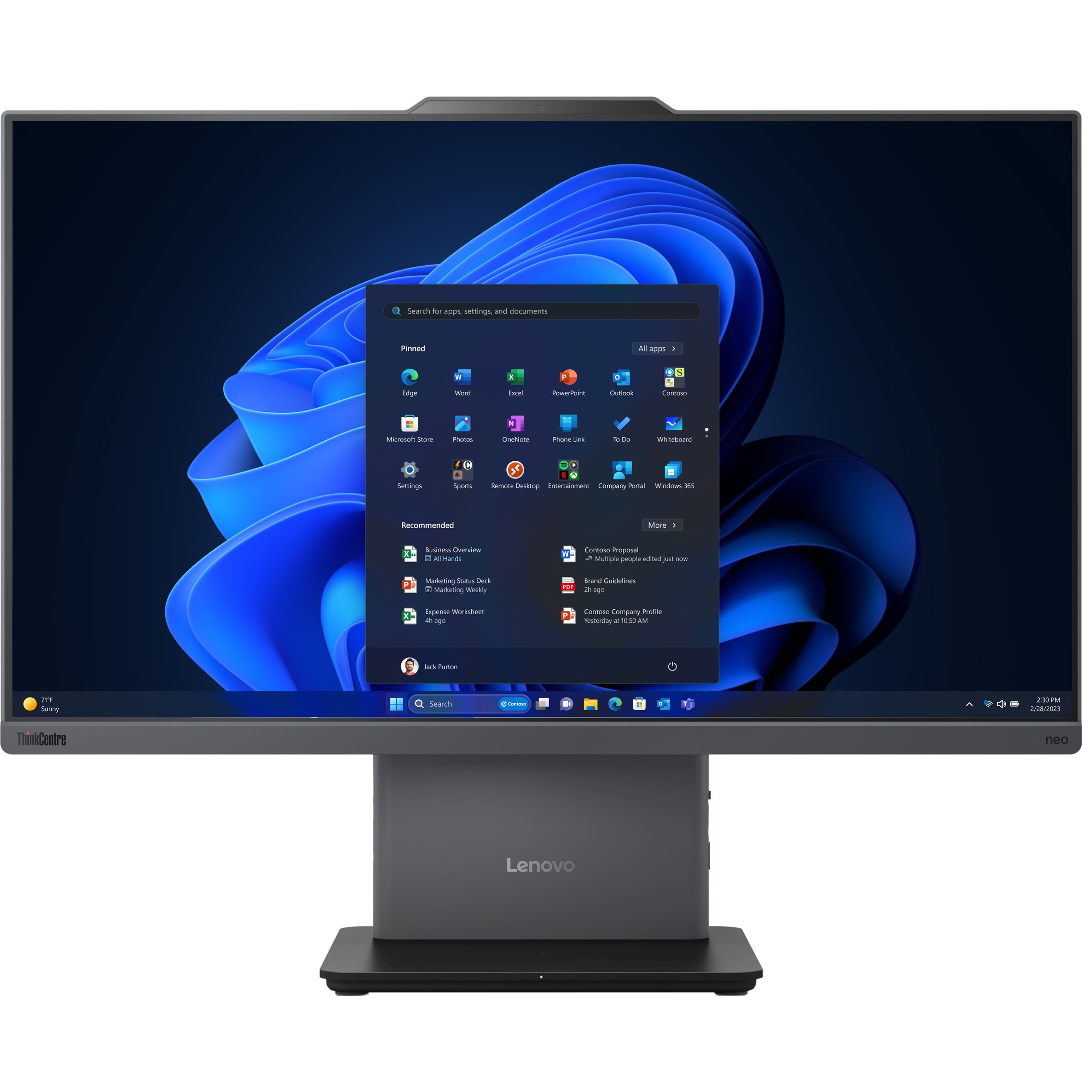 Моноблок LENOVO ThinkCentre Neo 50a 24 Gen 5 Luna Gray (12SC000NUI)