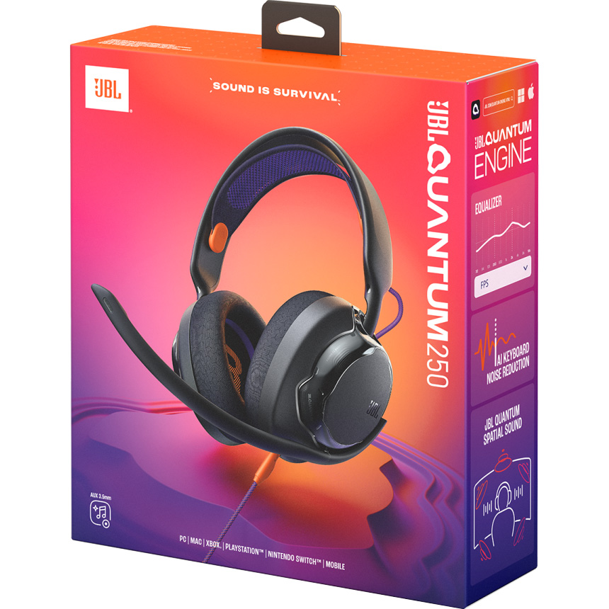 Наушники геймерские JBL Quantum 250 Black
