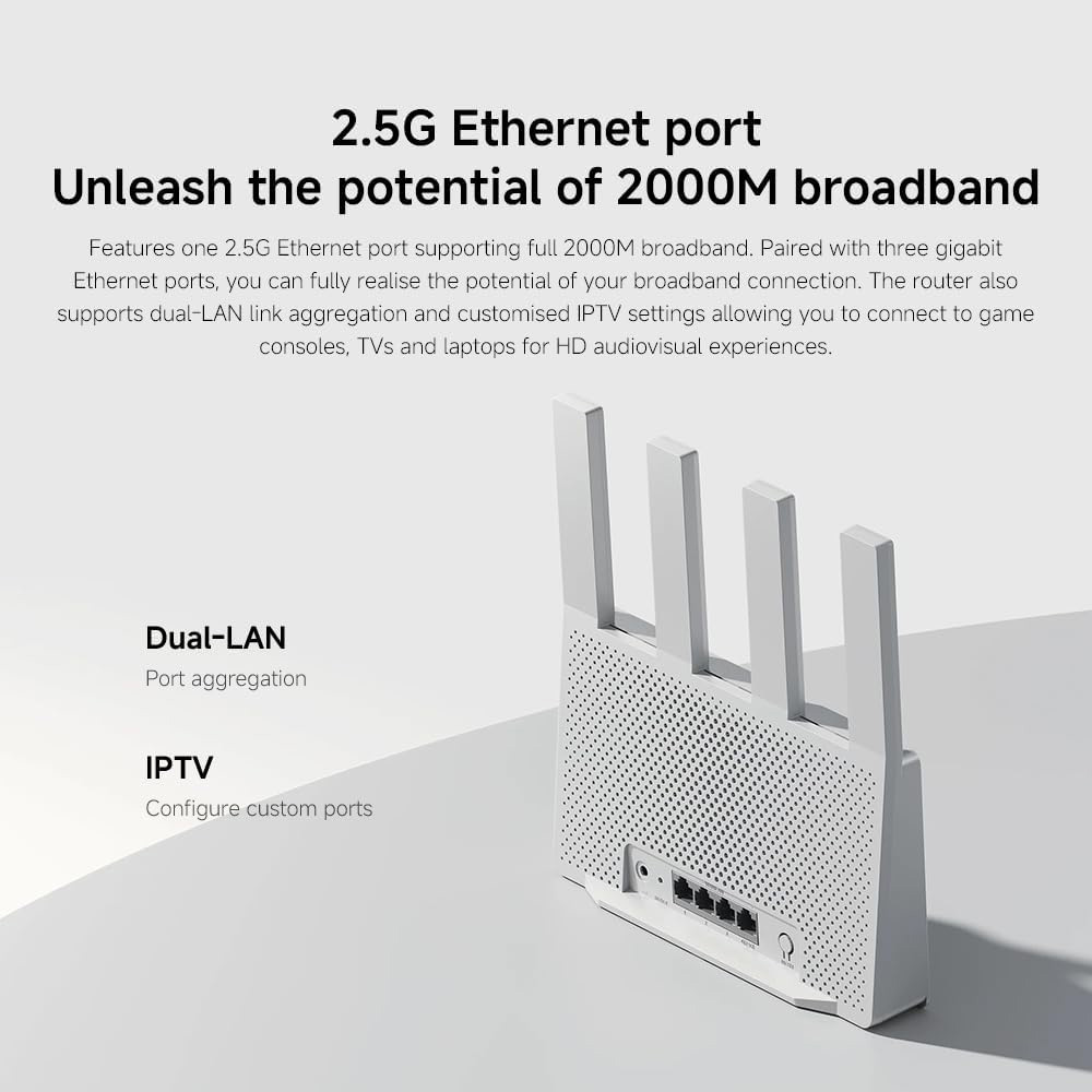Wi-Fi роутер XIAOMI Router BE3600 EU (DVB4493GL)