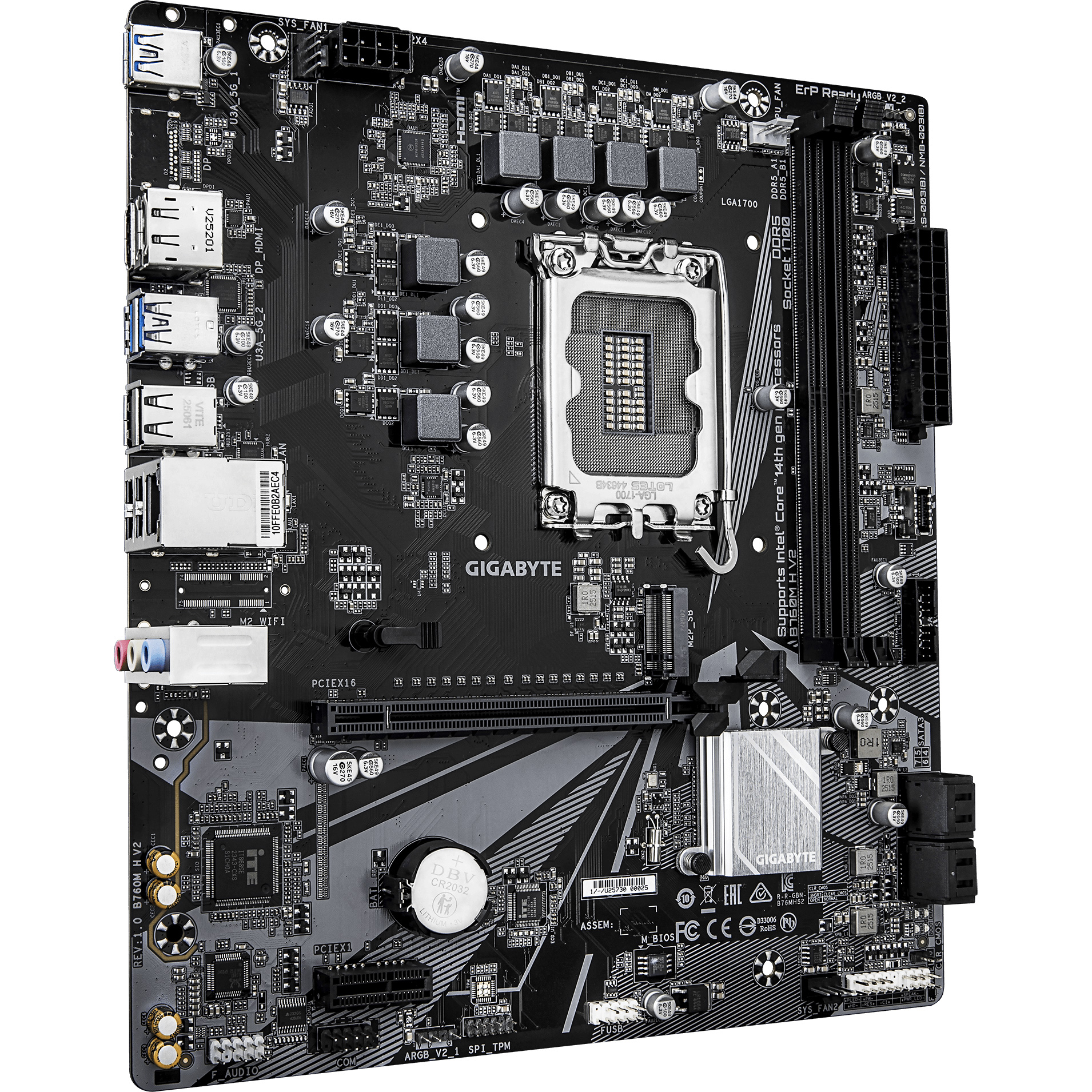 Материнская плата GIGABYTE B760M H V2