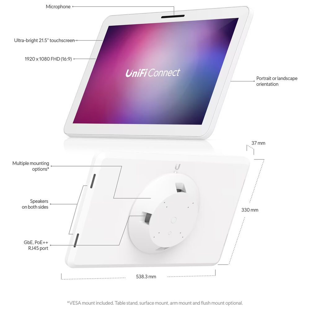 Монітор 21.5" UBIQUITI UniFi Connect Display (UC-DISPLAY)