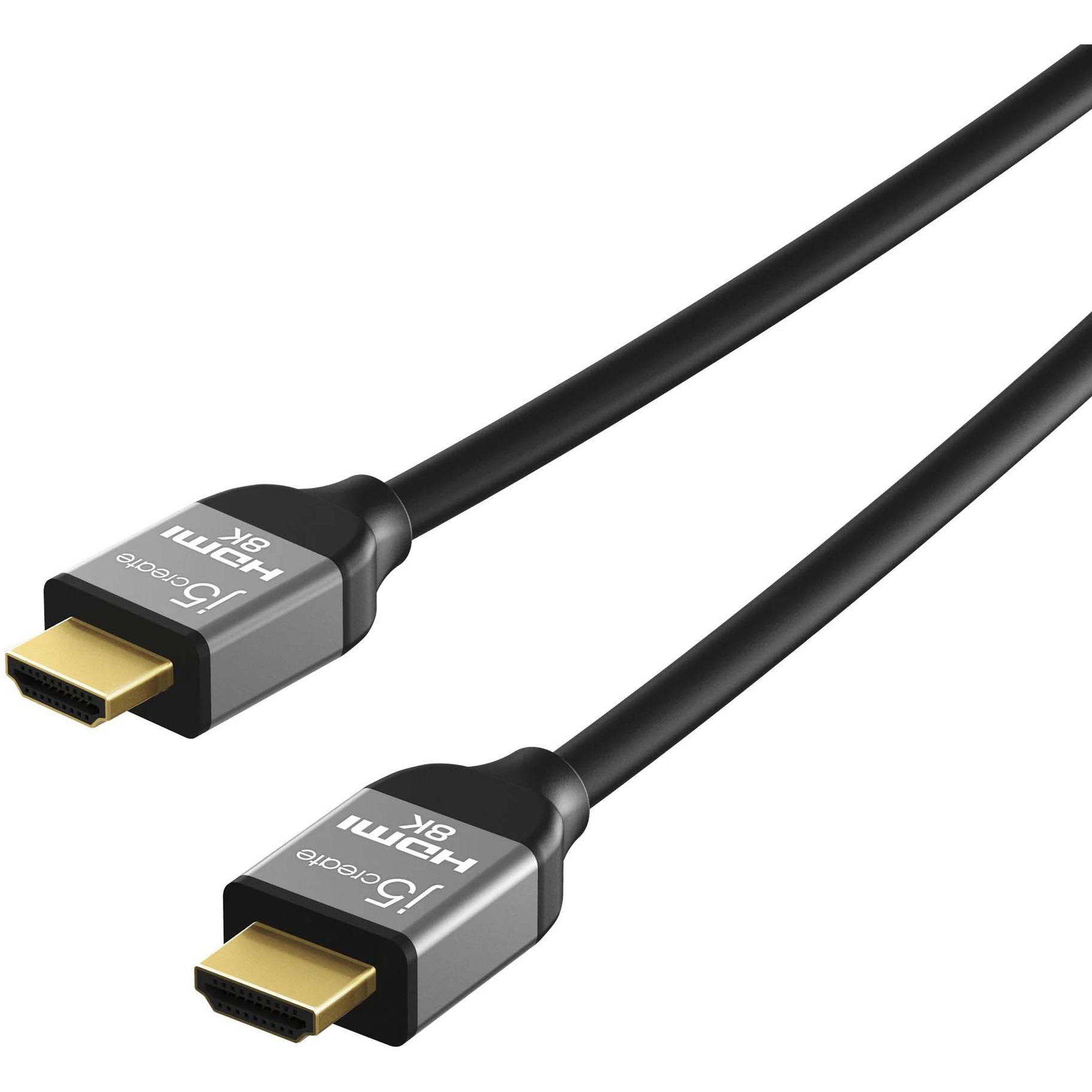 Кабель J5CREATE HDMI 8K HDMI v2.1 2м Black/Gray