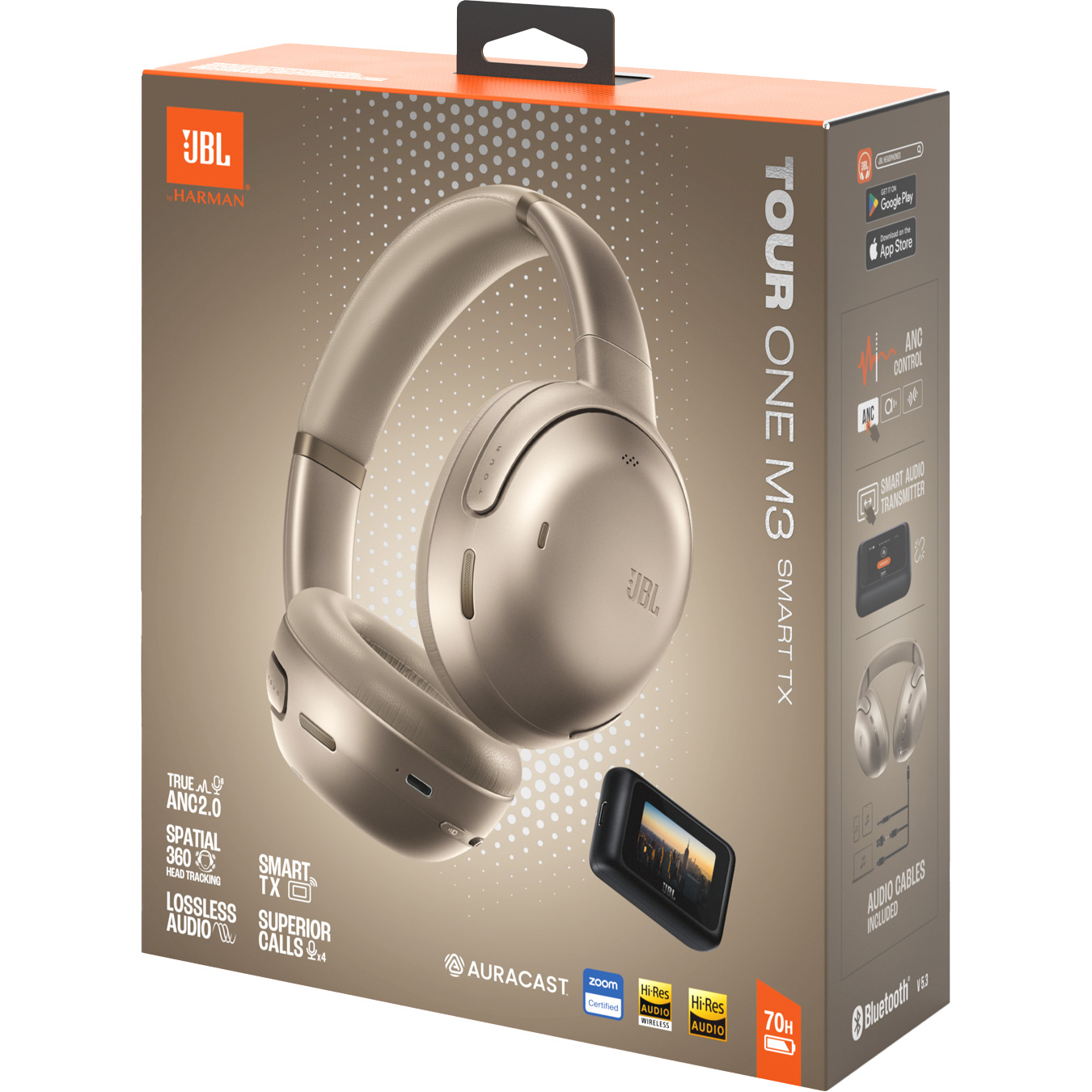 Наушники JBL Tour One M3 Smart Tx Mocha