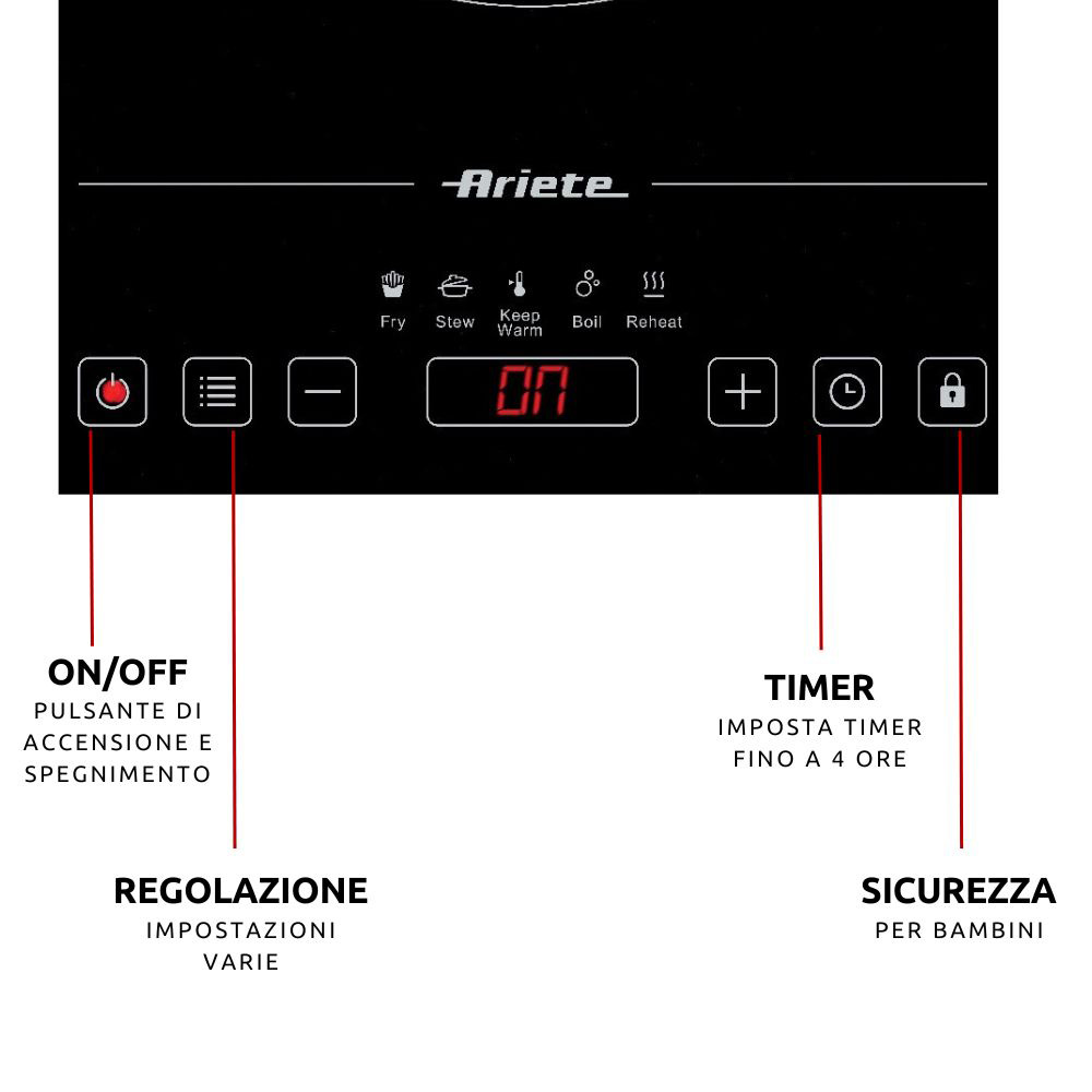 Настольная индукционная плита ARIETE 1997