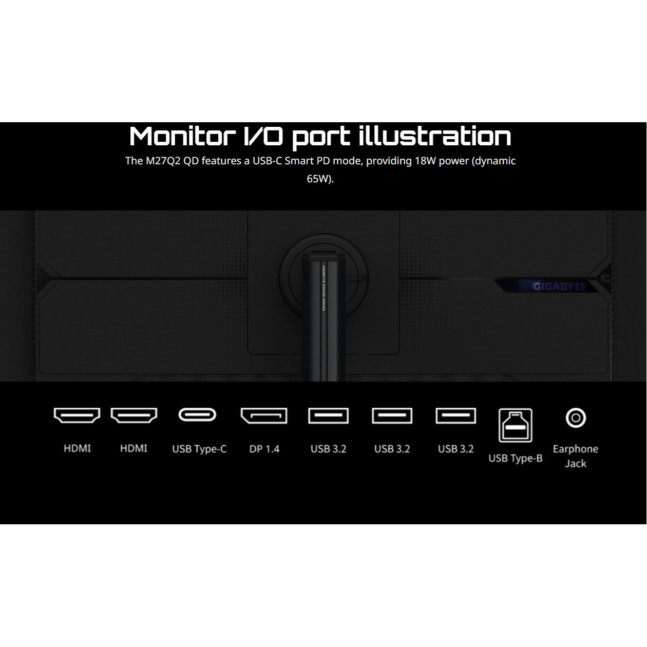 Монитор 27" GIGABYTE M27Q2 QD