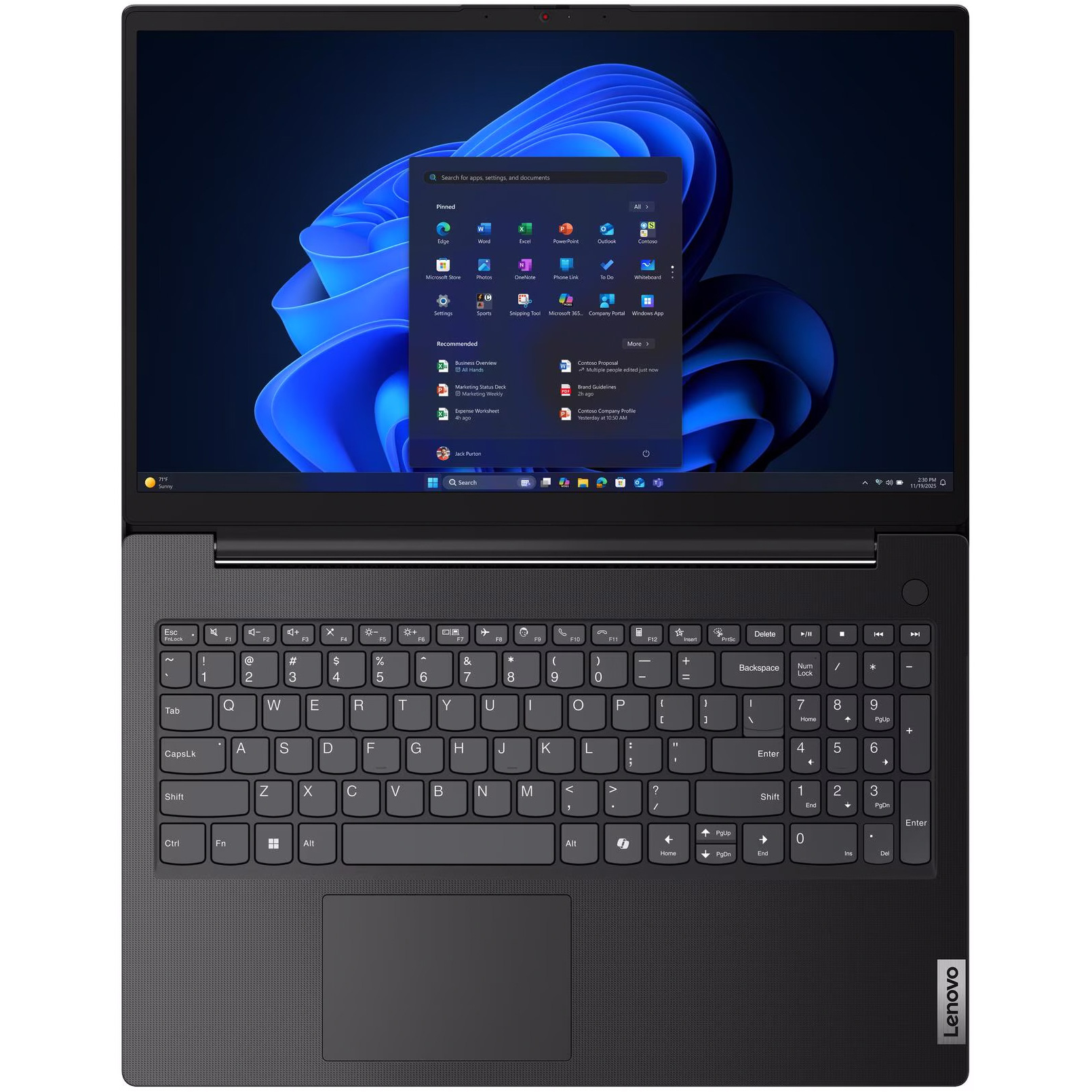 Ноутбук LENOVO V15 G6 ITN Business Black (83M4001KRA)
