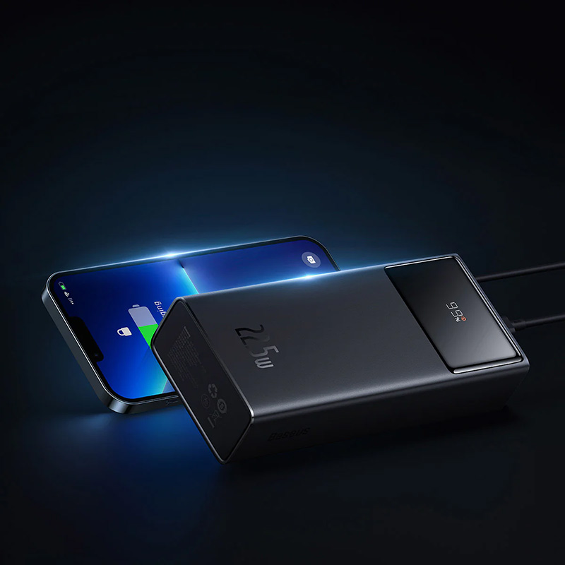 Повербанк BASEUS Star Lord Digital Display Fast Charge 22.5W 30000mAh Black (PPXJ060101, PPXJ080101)