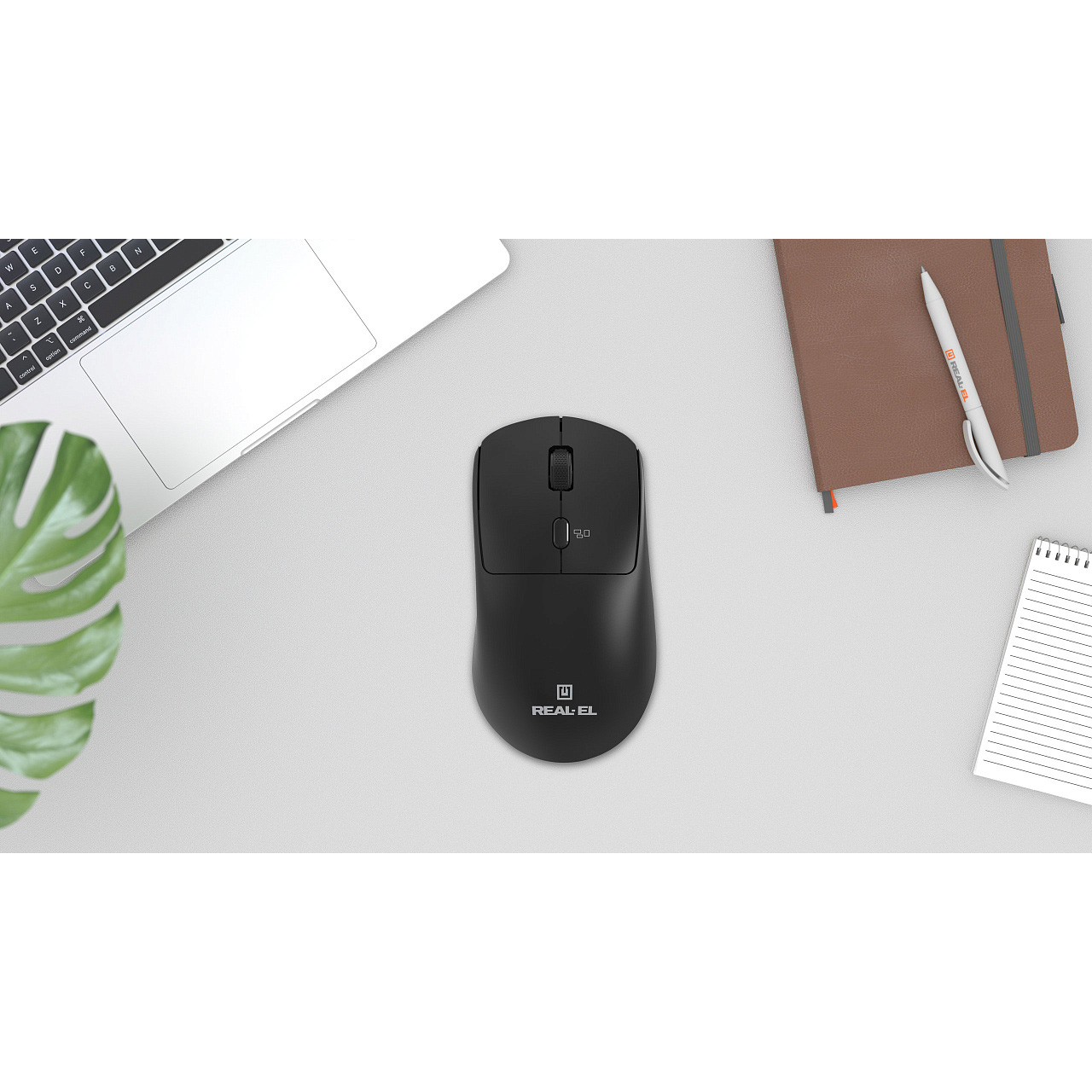 Миша REAL-EL RM-317 Wireless Black (EL123200052)
