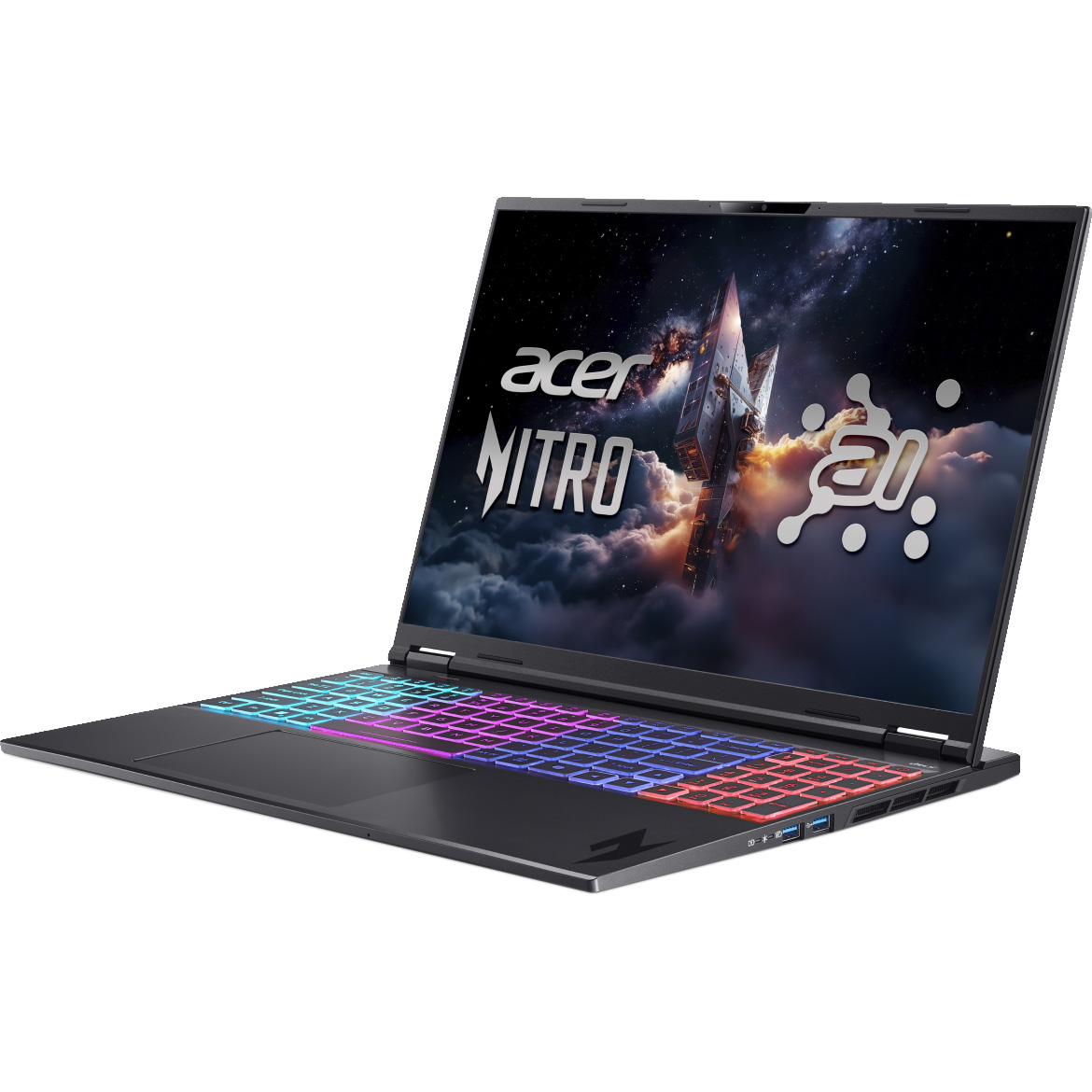 Ноутбук ACER Nitro 16S AI AN16S-61-R8R7 Obsidian Black (NH.QXTEU.001)