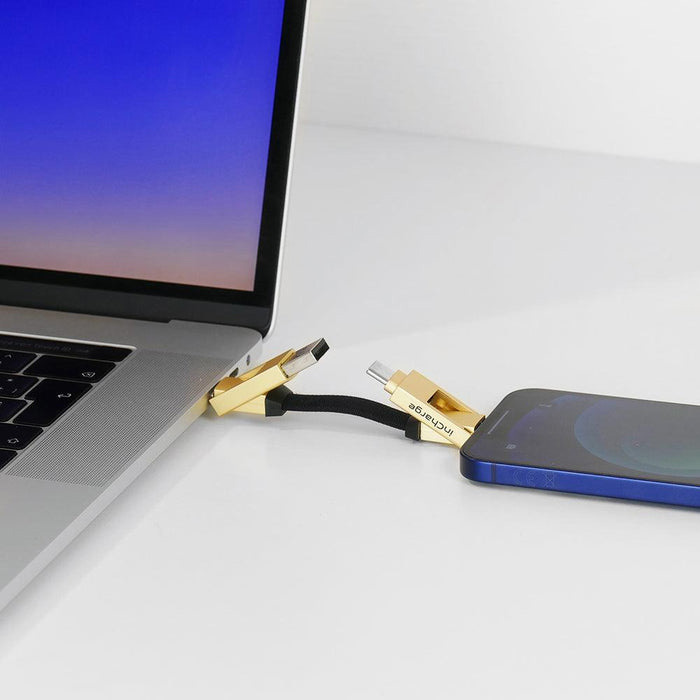 Кабель ROLLING SQUARE inCharge 6 0.06м Gold (SIX03R)