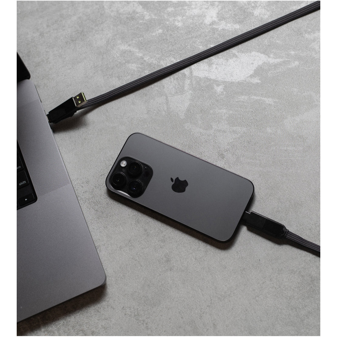 Кабель ROLLING SQUARE inCharge XL 2м Black (XLM01R)